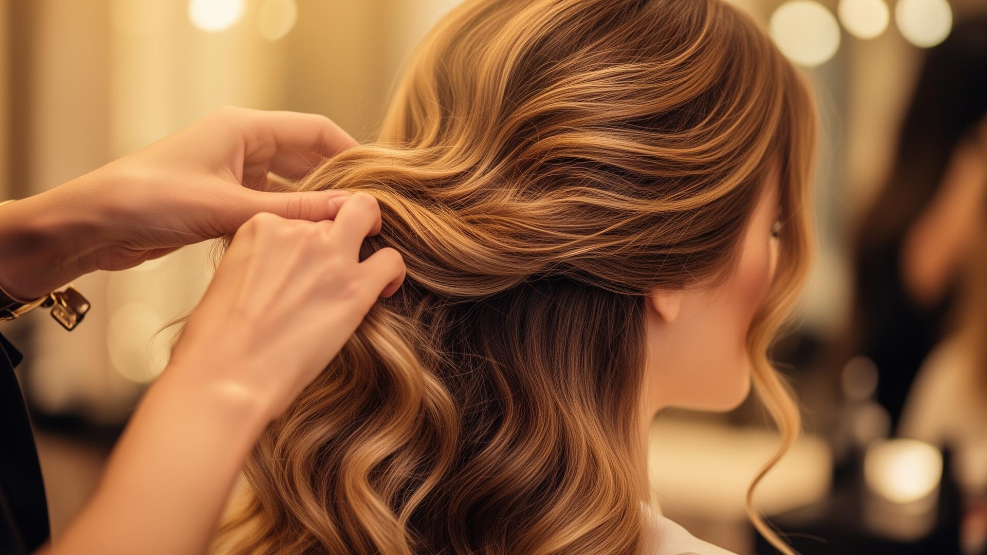 Professional hair styling at Hobsons Hair & Beauty